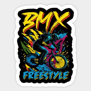 BMX Freestyle Sticker